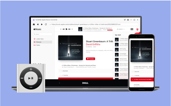 Reproduza sua coleção de músicas em várias plataformas