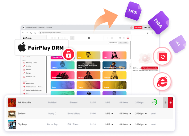 TuneFab - Conversor de Música do Apple Music