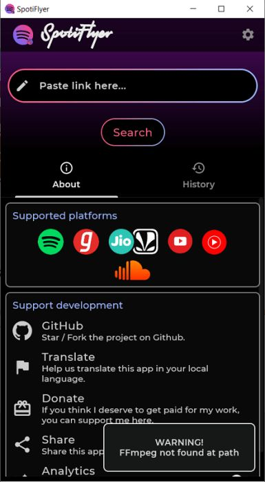 Baixar Músicas do Spotify via SpotiFlyer