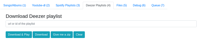 Baixar playlists do Deezer com o Deezer Downloader