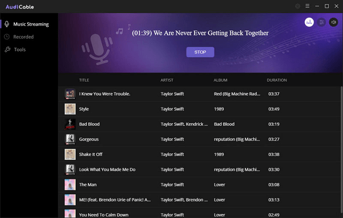 Inicie a Gravação Reproduzindo as Músicas