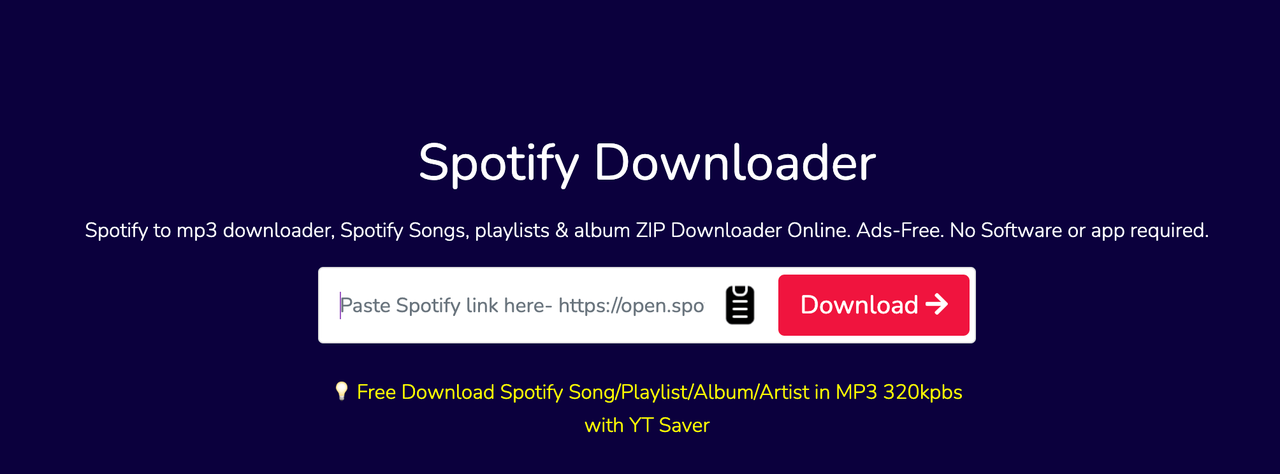 Interface SpotiSongDownloader