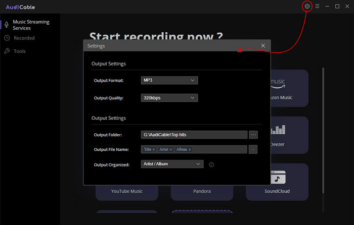 Preset the Parameters