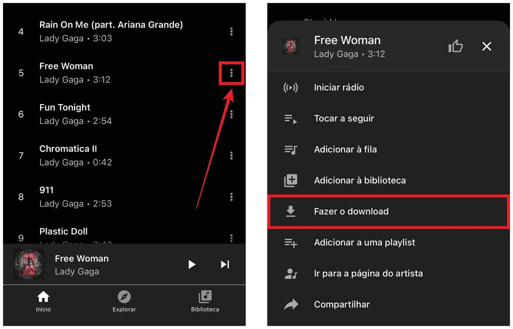 Baixe o YouTube Music com seu aplicativo oficial