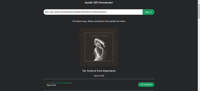 Spotify MP3 Downloader Download de músicas