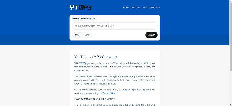 Baixar Música do YouTube via YTMP3